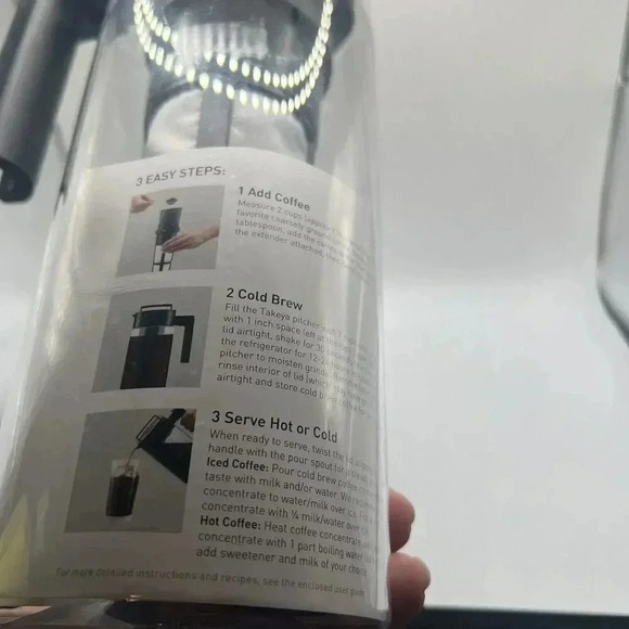 Takeya 2 Quart Cold Brew Coffee Maker BPA Free Dishwasher Safe Made in USA 10311 - Picture 4 of 6